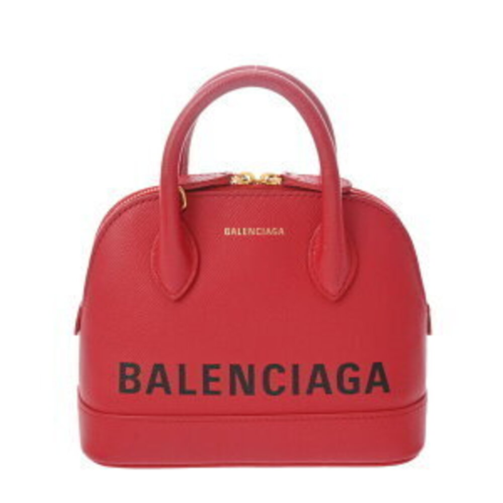 Balenciaga Ville Top Handle XXS Red Leather Bag Handbag - Picture 1 of 9